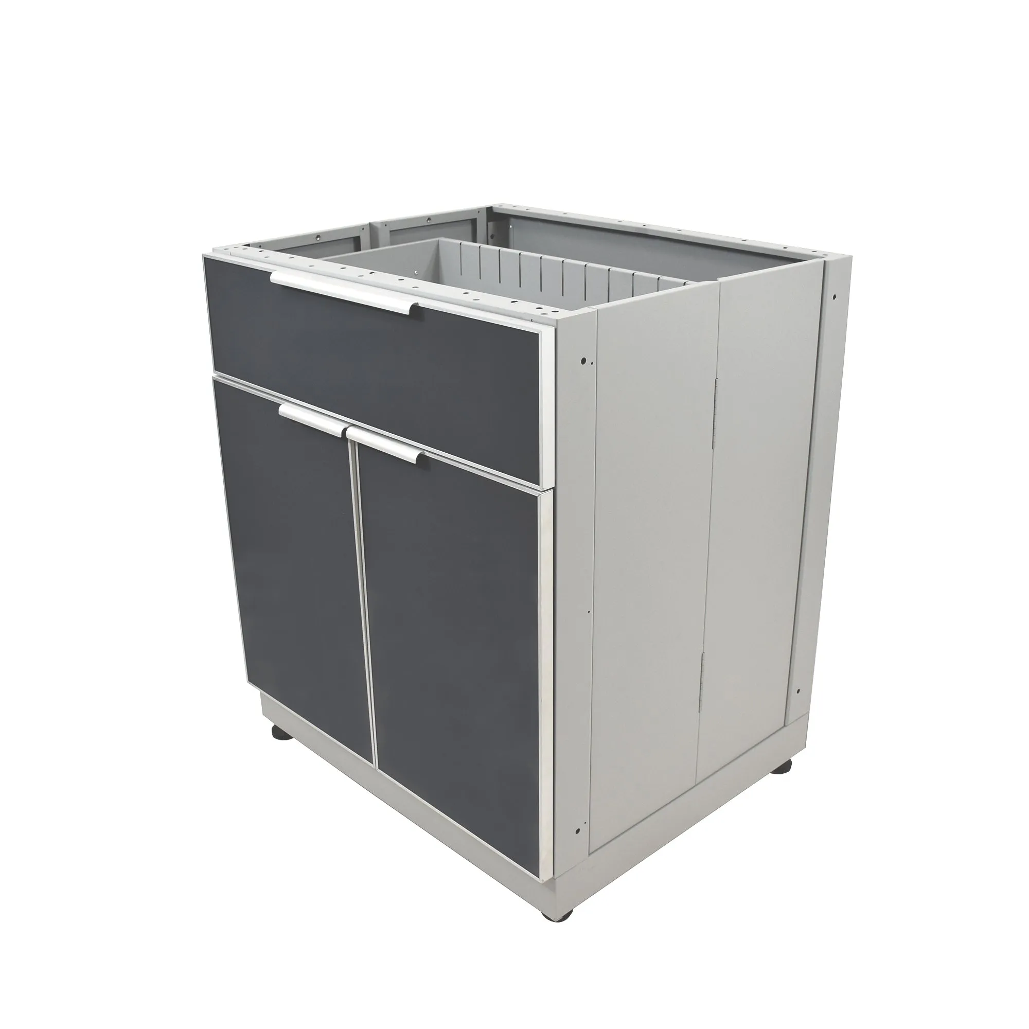 2 Door, 1 Drawer Outdoor Kitchen Cabinet