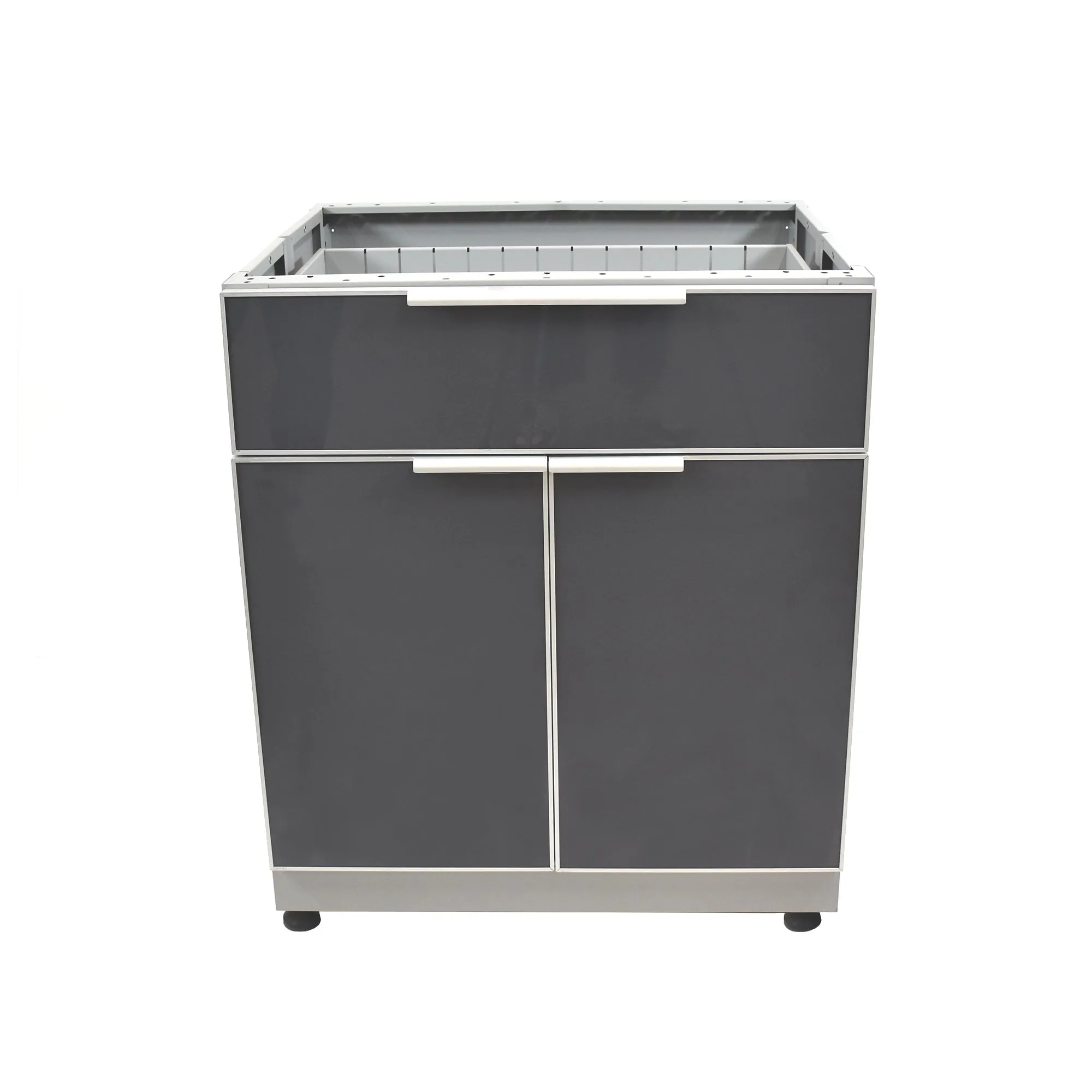 2 Door, 1 Drawer Outdoor Kitchen Cabinet