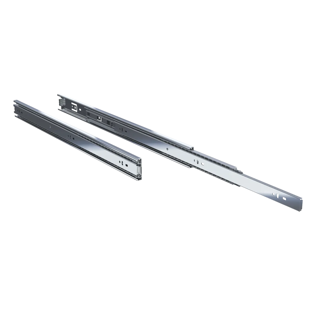 24-inch Full-extension Ball-bearing Drawer Slide, 100 Lbs Capacity (Pair)