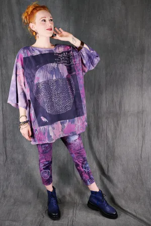 3167 Crop Legging Wild Orchid-P