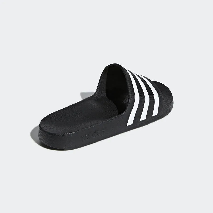 ADIDAS ADILETTE AQUA SLIDES - BLACK/WHITE