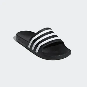ADIDAS ADILETTE AQUA SLIDES - BLACK/WHITE