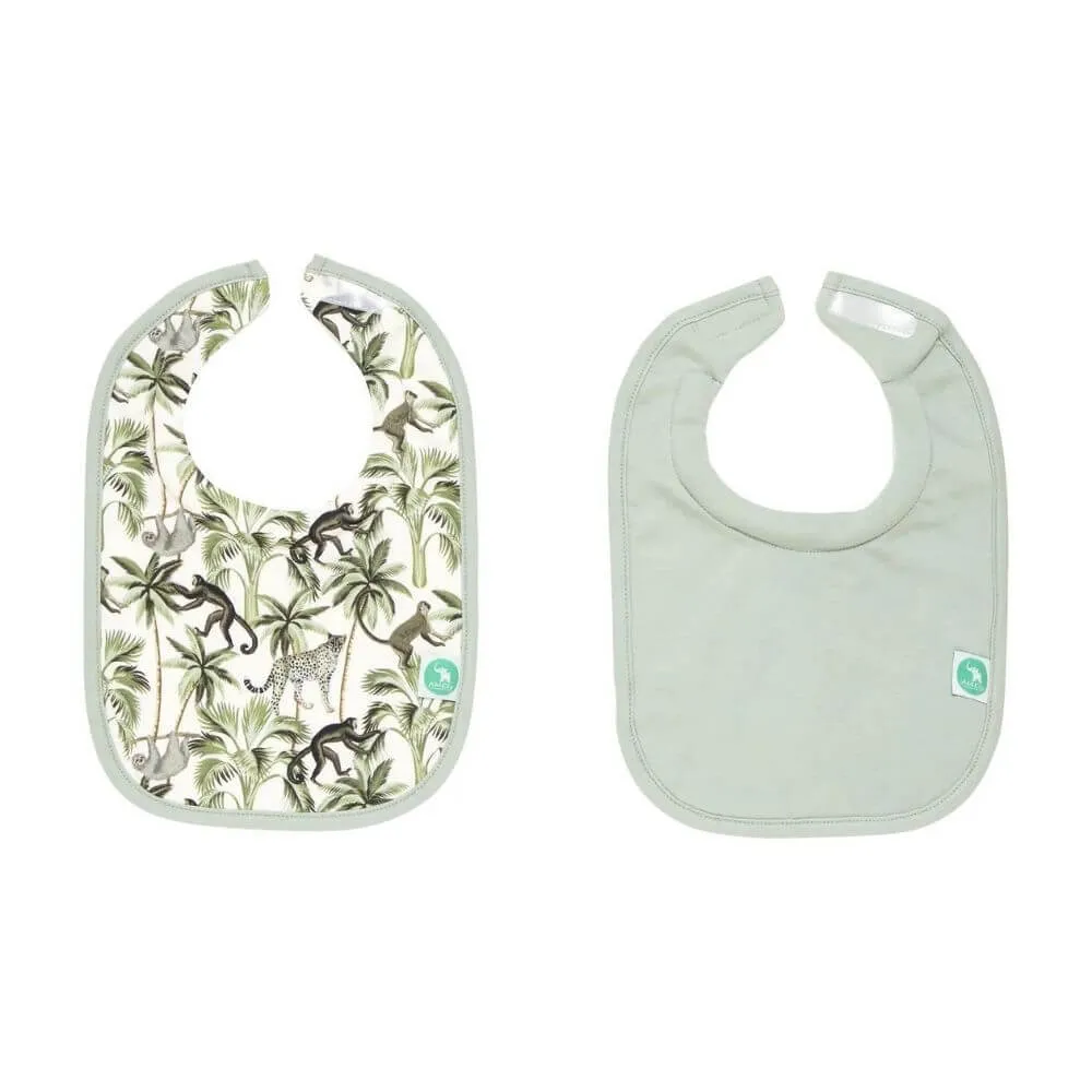 All4Ella Roll Neck Bibs, Monkey