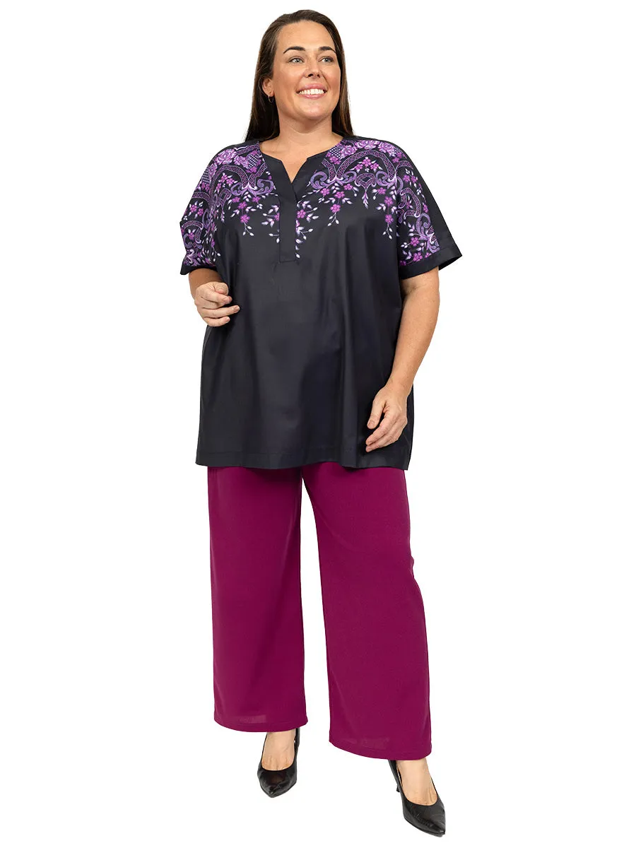 Arabelle Pants - Wine