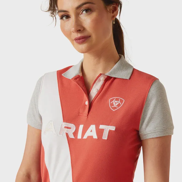 Ariat Ladies Taryn SS Polo Baked Apple