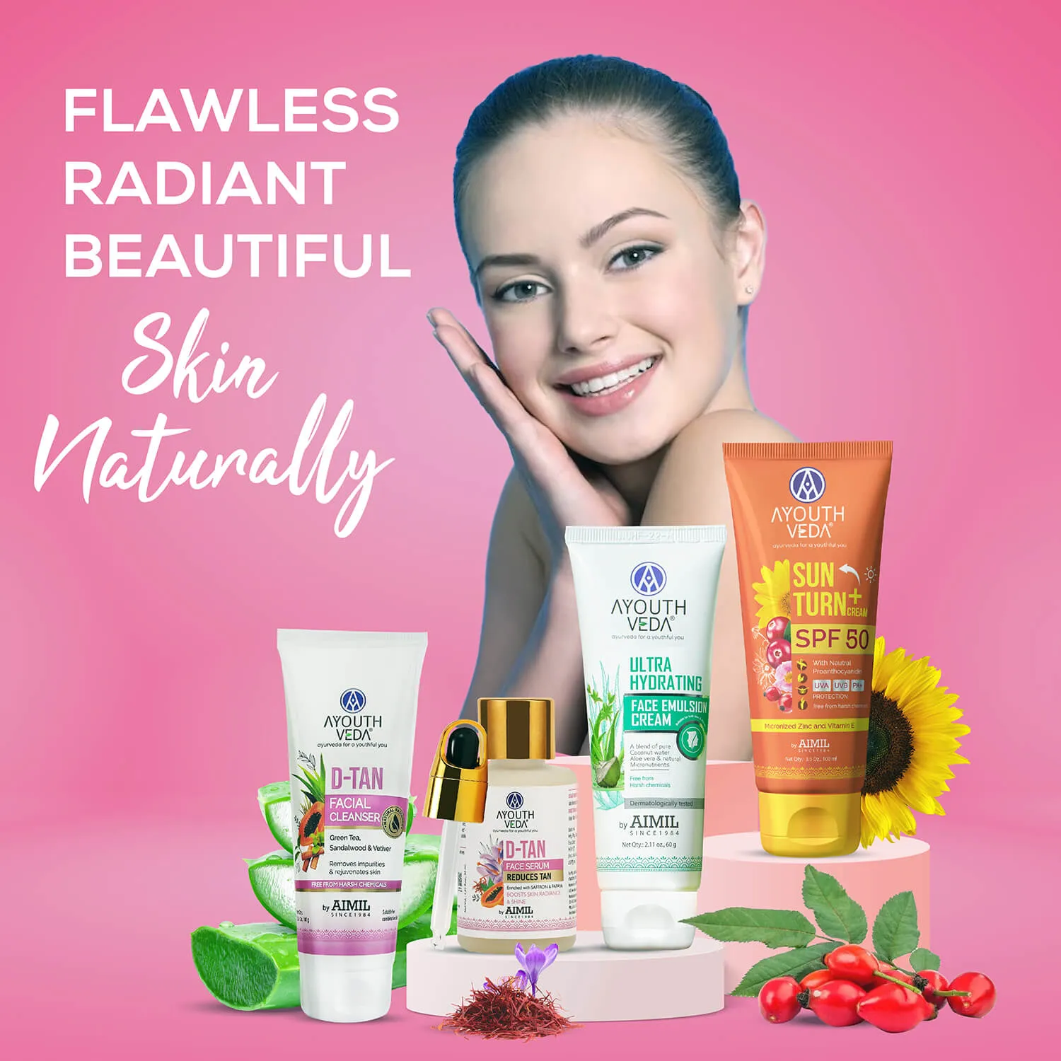 Ayouthveda D-Tan CSMS Skincare Routine
