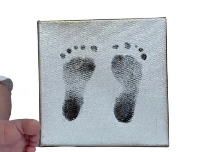 Baby Footprint Stamp Kit