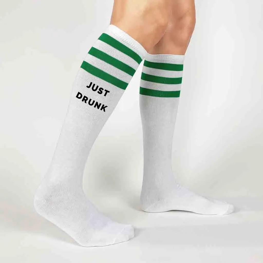 Bachelorette Party Socks - Drunk in Love - Just Drunk