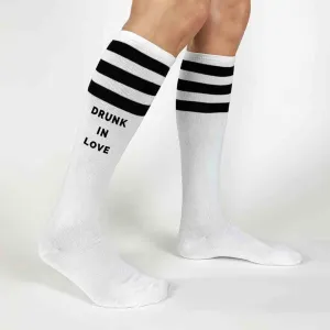 Bachelorette Party Socks - Drunk in Love - Just Drunk