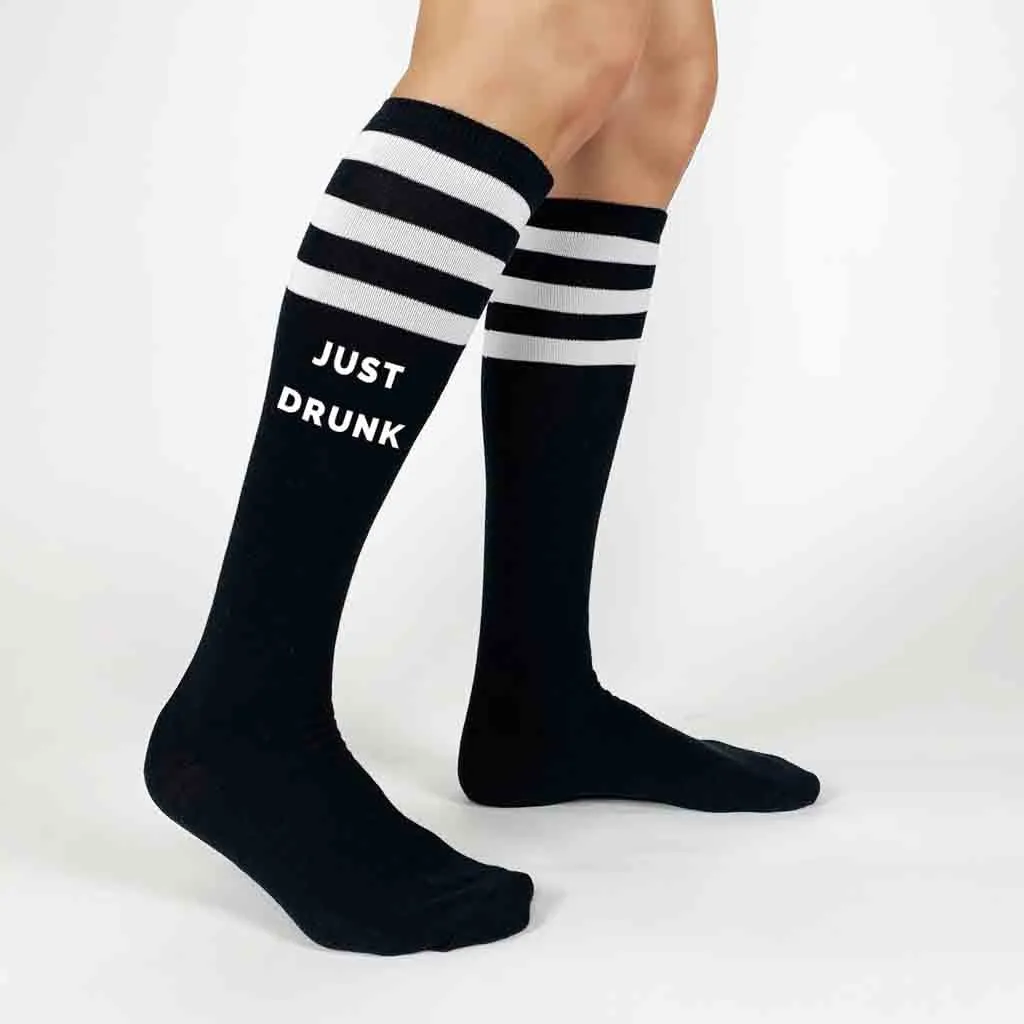 Bachelorette Party Socks - Drunk in Love - Just Drunk