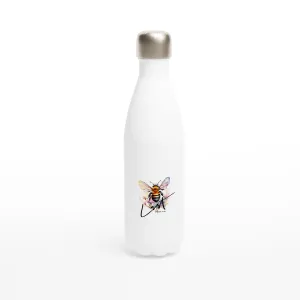 Be Last Mark 9:35 - White 17oz Stainless Steel Water Bottle