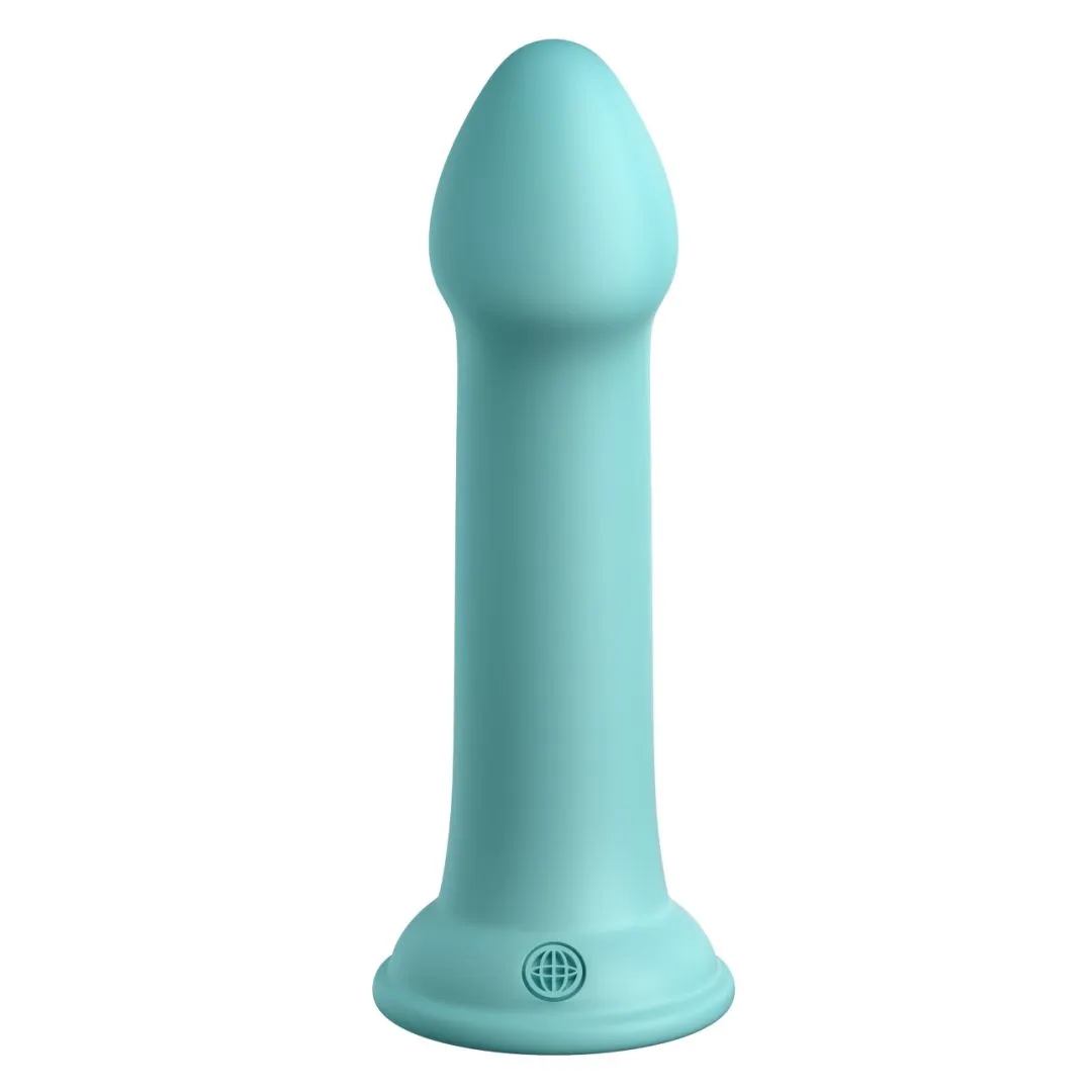 Big Hero 6 Inch Smooth Silicone Suction Dildo - Teal