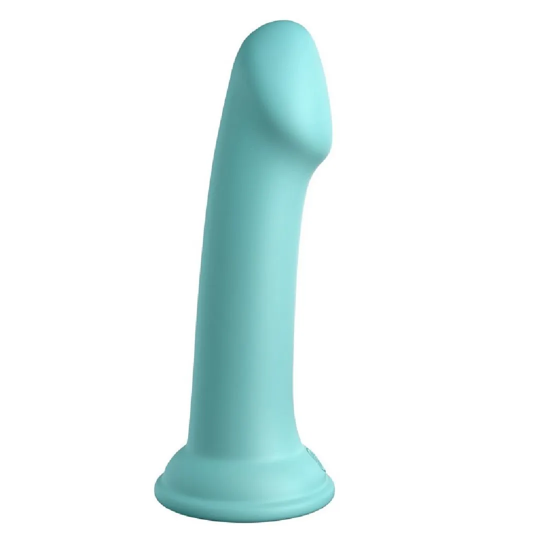 Big Hero 6 Inch Smooth Silicone Suction Dildo - Teal