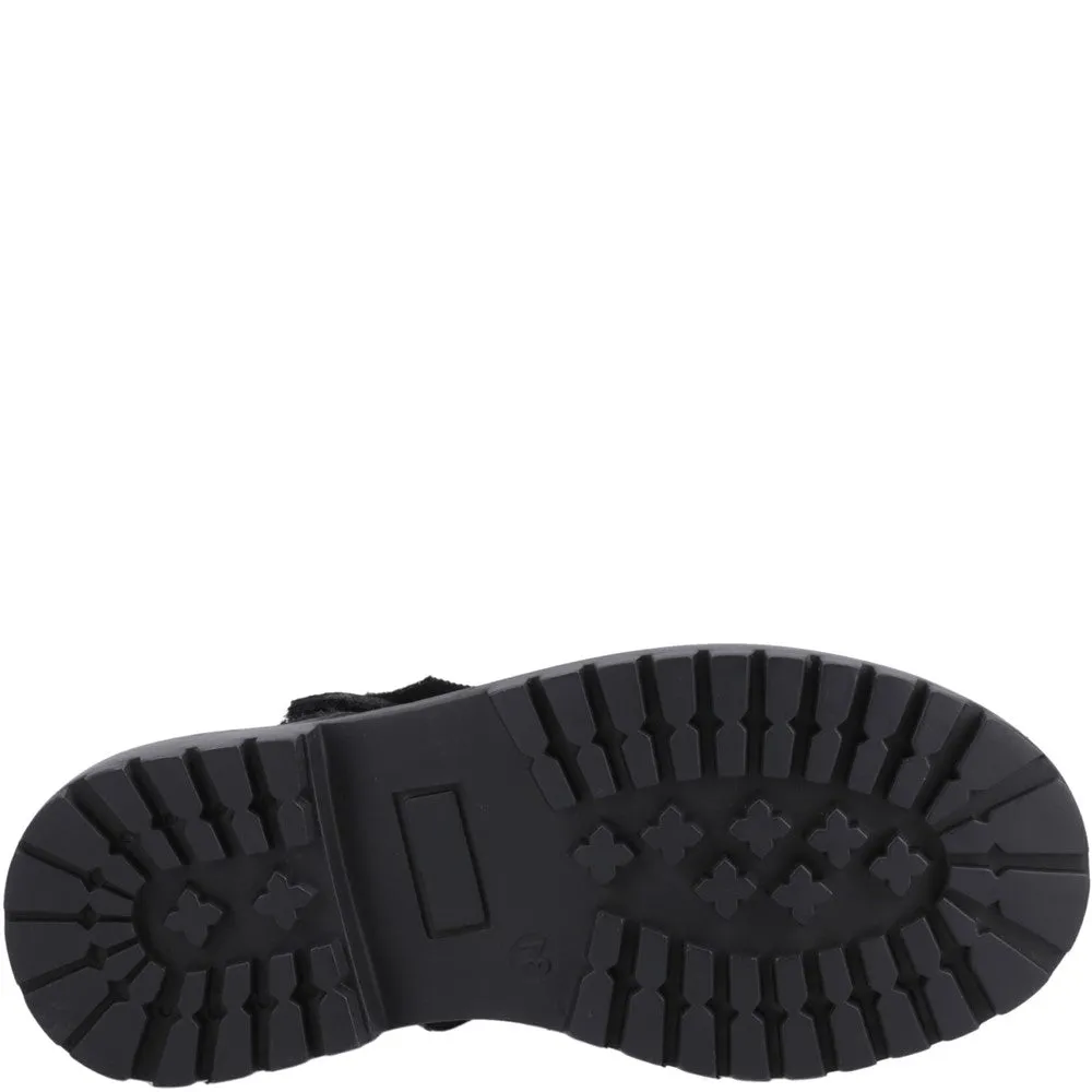 Black Astrid Bow Senior School Shoes