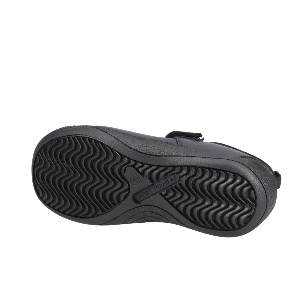 Black Clara Junior School Shoes