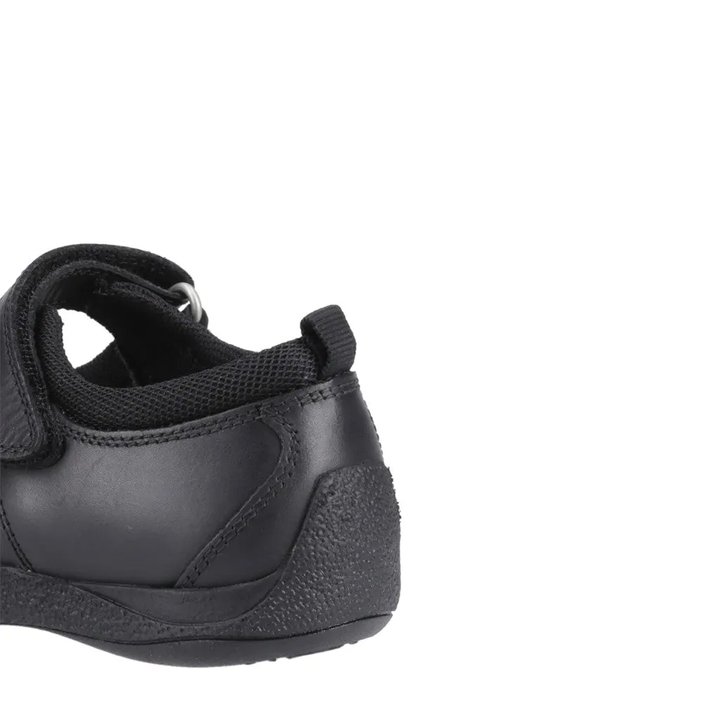 Black Clara Junior School Shoes