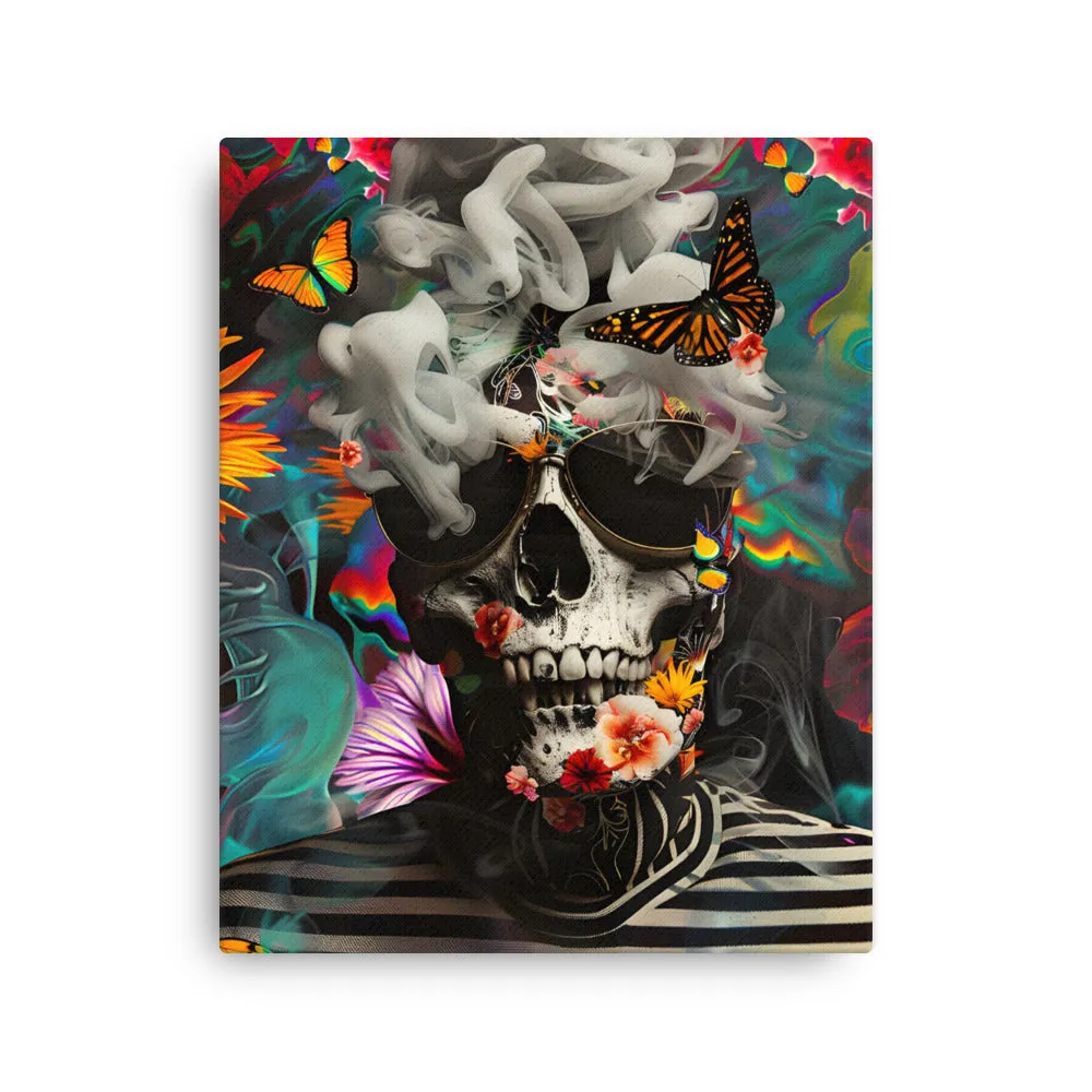 Bones & Blooms - Thin canvas - Wall Art