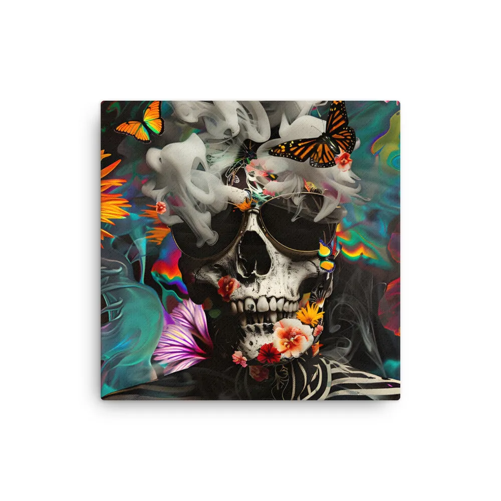 Bones & Blooms - Thin canvas - Wall Art