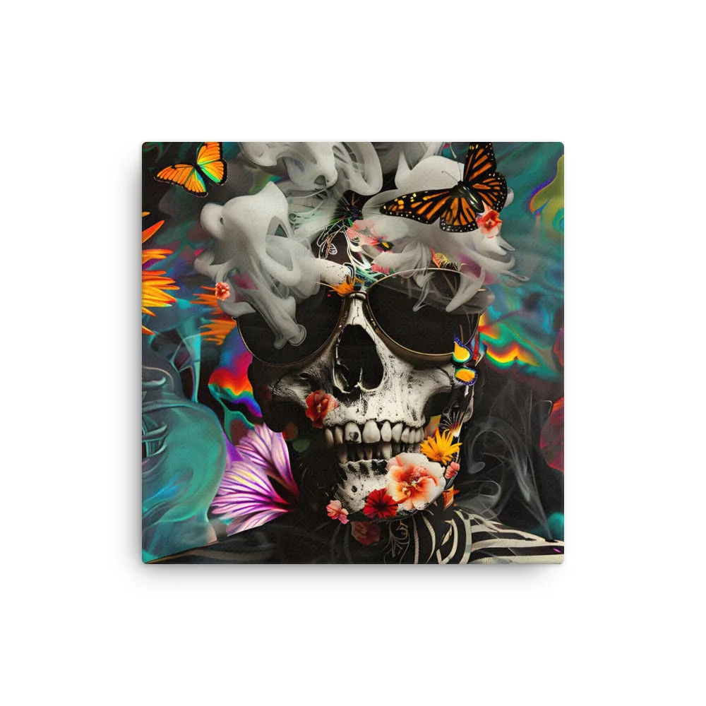 Bones & Blooms - Thin canvas - Wall Art