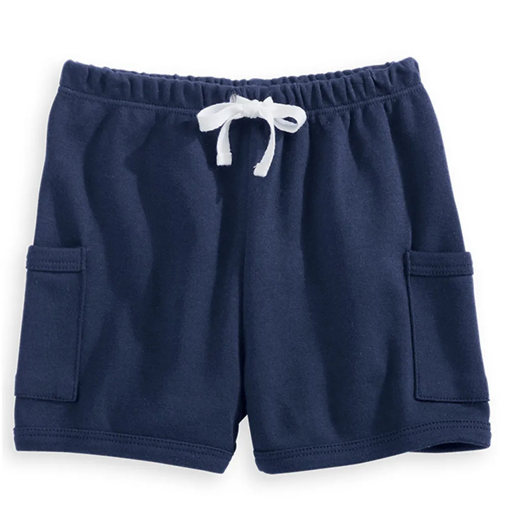 Boy's Pima Play Short -- Navy