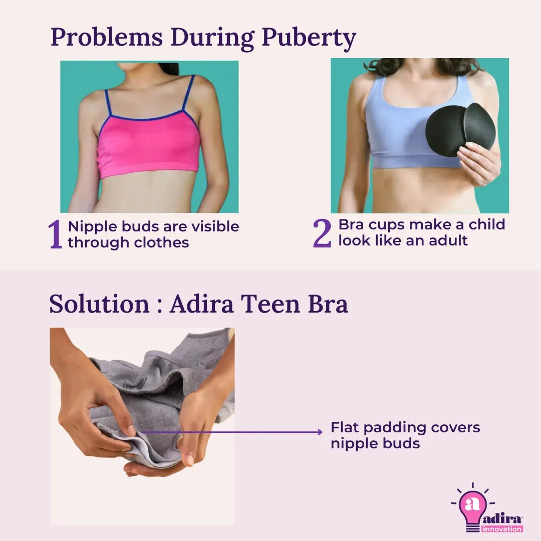 Bra For Teen | Comfy Bras For Teen Online | Wireless | Pack Of 2