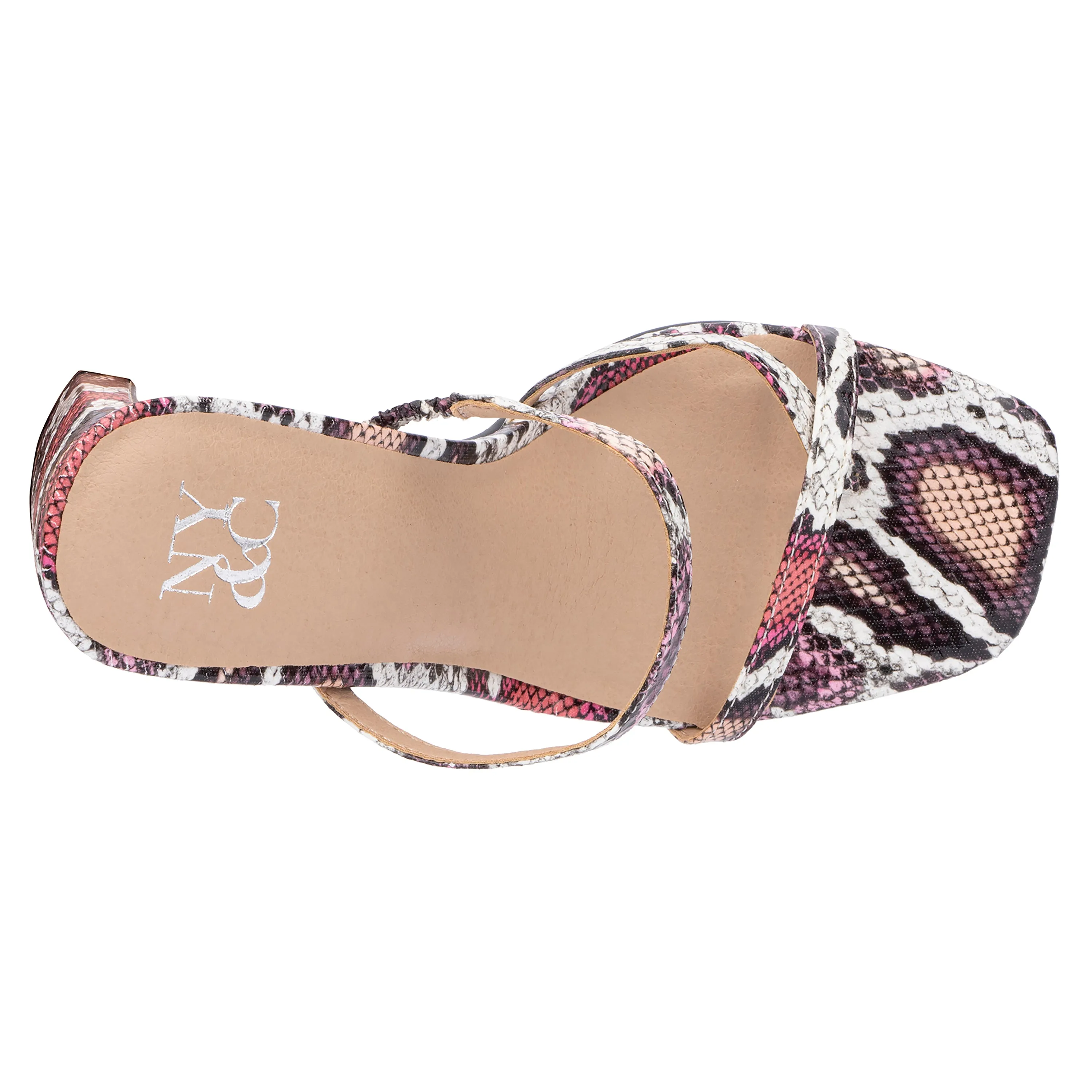 Brendi Snake Print Sandals