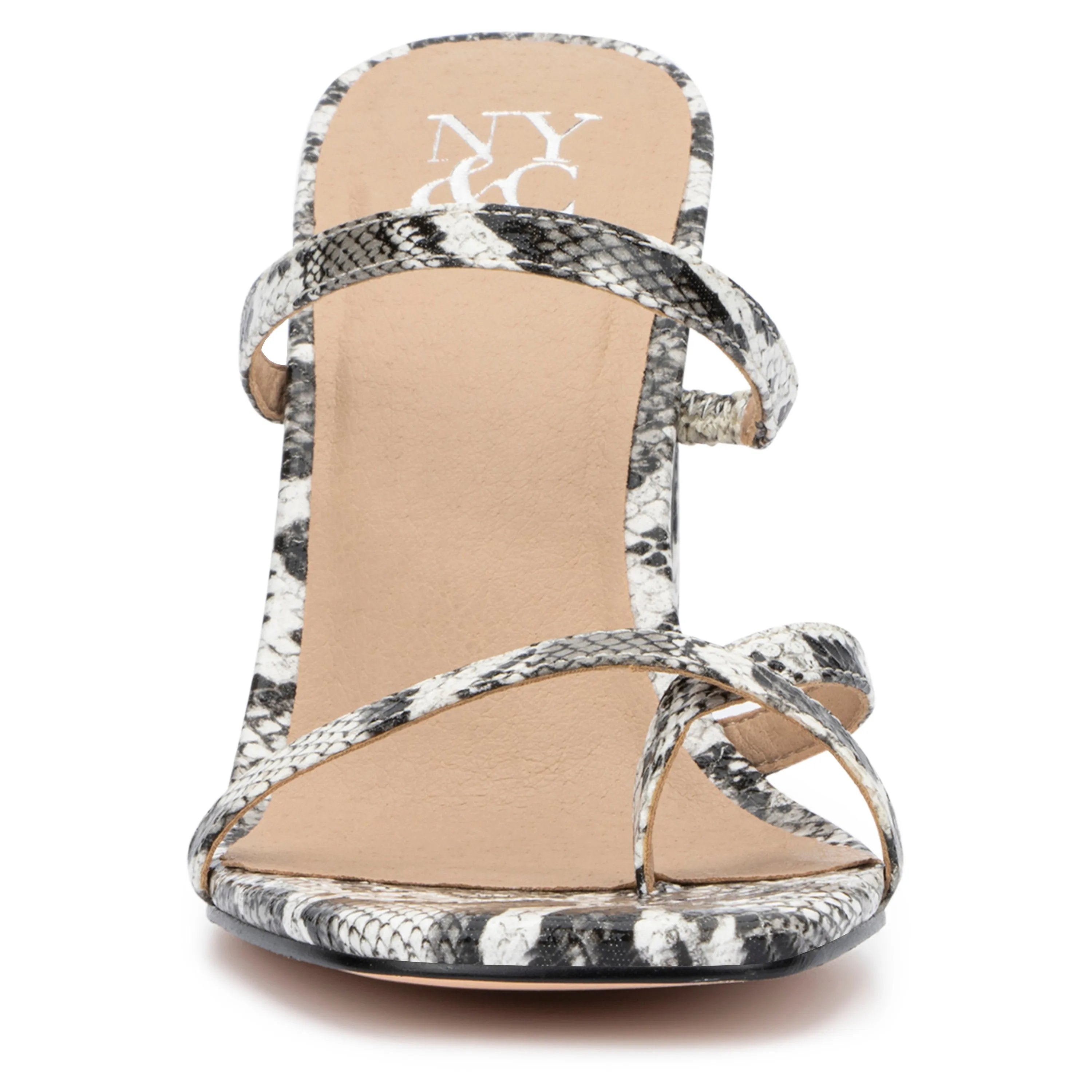 Brendi Snake Print Sandals