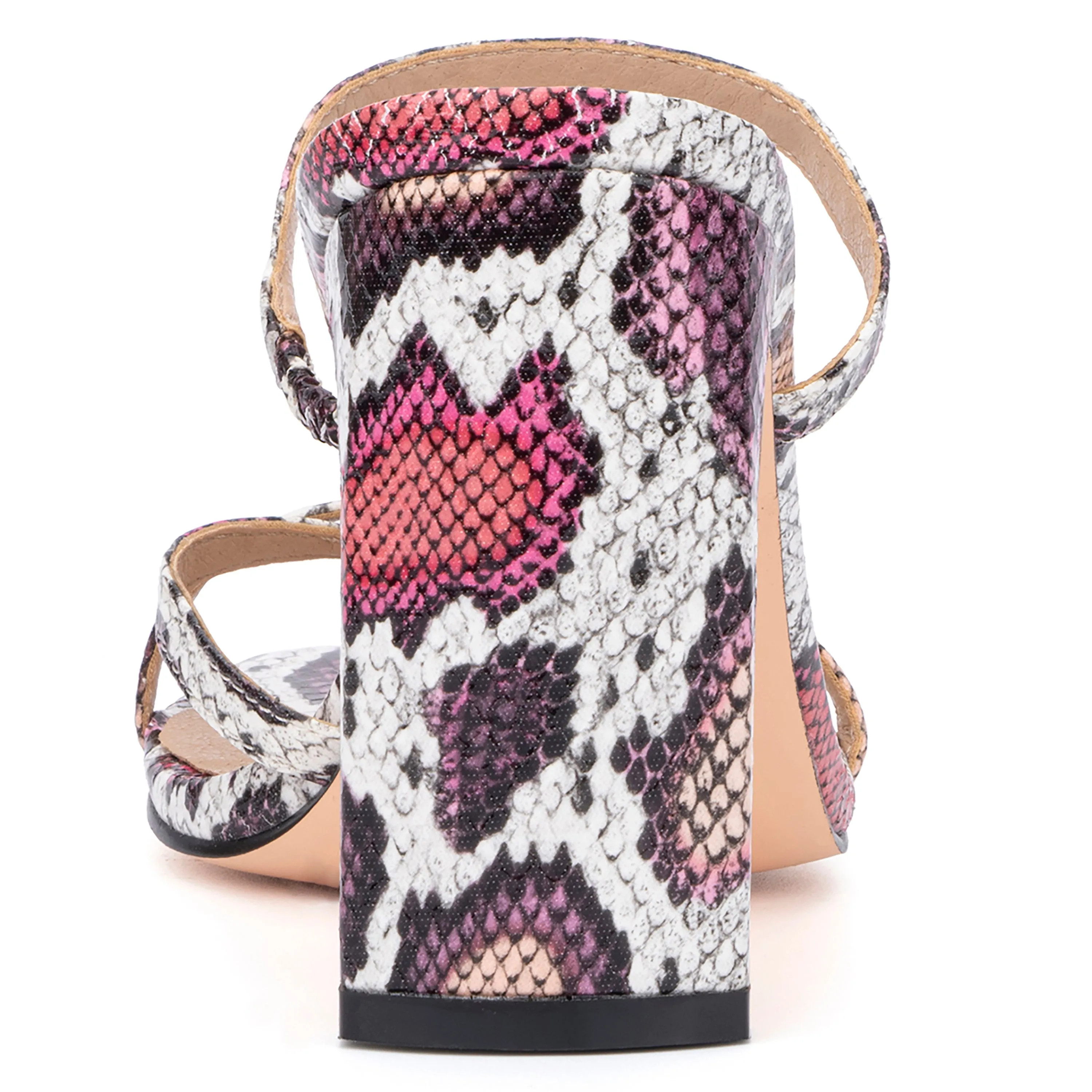 Brendi Snake Print Sandals
