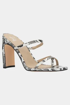 Brendi Snake Print Sandals