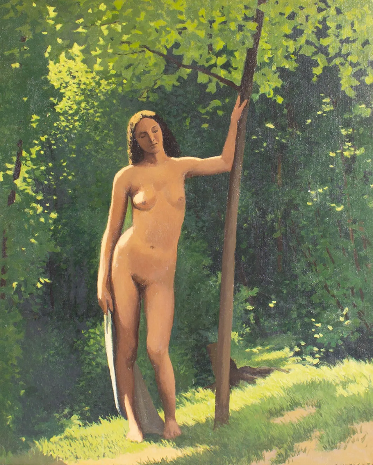 Bruno Civitico Signed 1960 Oil on Canvas Painting