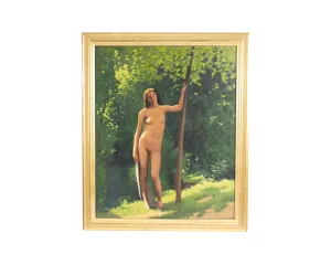 Bruno Civitico Signed 1960 Oil on Canvas Painting