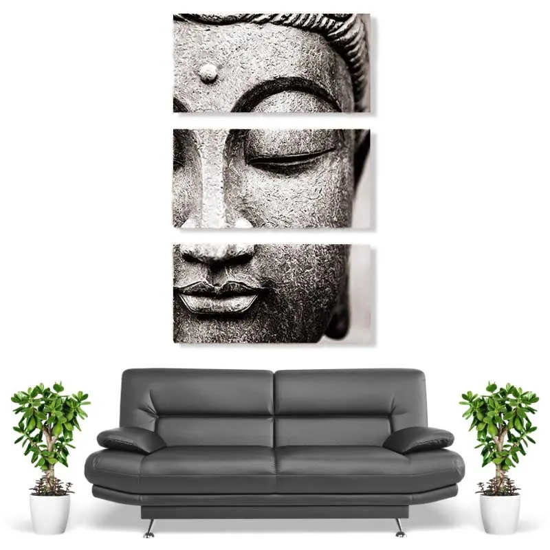 Buddha Painting in 3 Parts