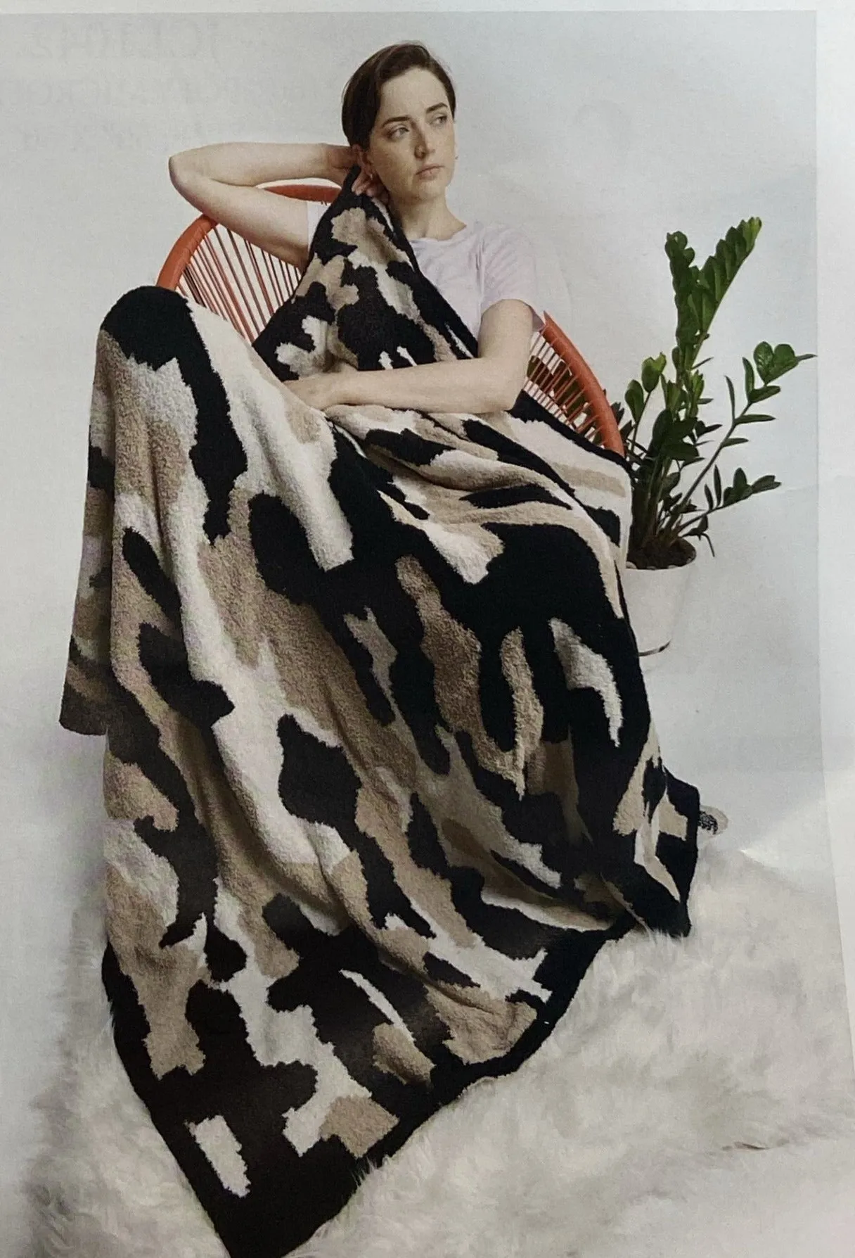Camouflage Luxury Soft Throw Blanket