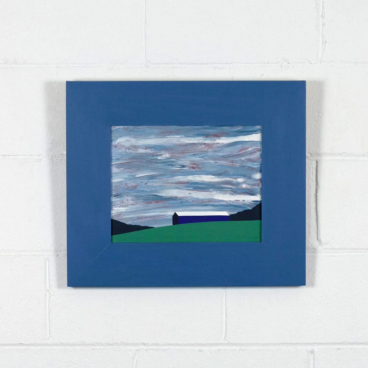 CHARLES PACHTER "ORO BARN" PAINTING, 1998