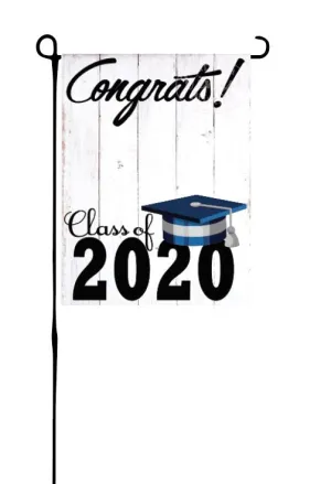 Class of 2020 - Navy & Grey - Garden Flag