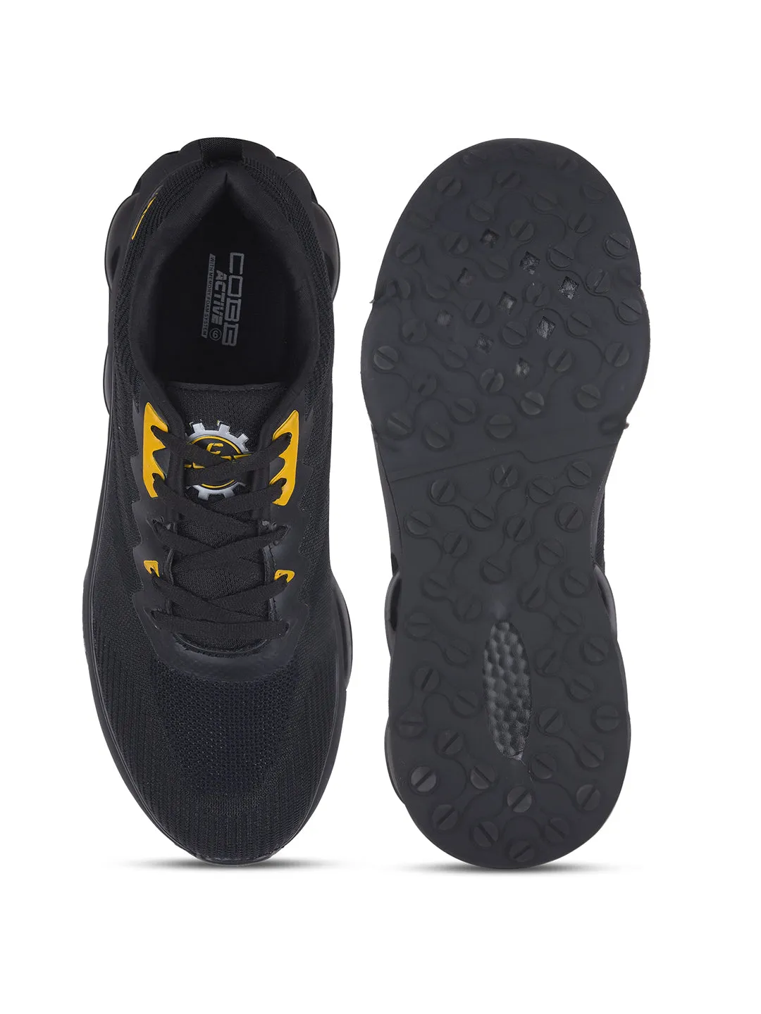 COBB ULTRA SOFT BLACK MEN'S RUNNING SHOES