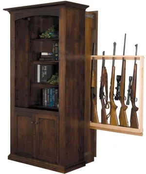 Covert - Bookcase with Hidden Gun Rack