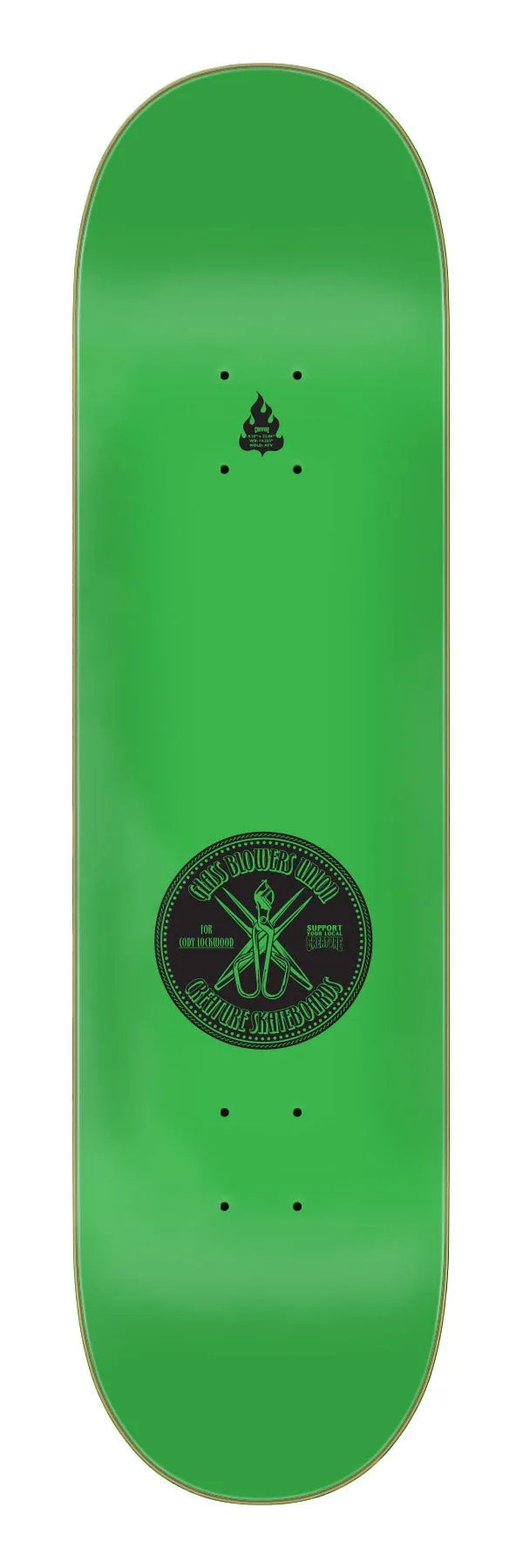 Creature Lockwood Fumes 8.25" Skateboard Deck
