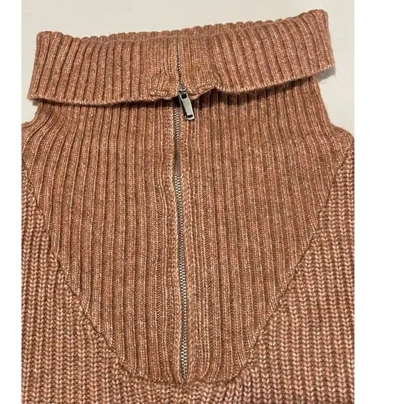 Cupcake And Cashmere Soft Quarter Zip Pullover Knit Sweater Size X Large