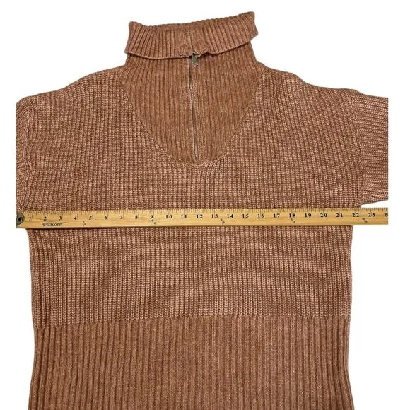 Cupcake And Cashmere Soft Quarter Zip Pullover Knit Sweater Size X Large