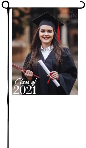 Custom Photo, Class of 2021 Garden Flag