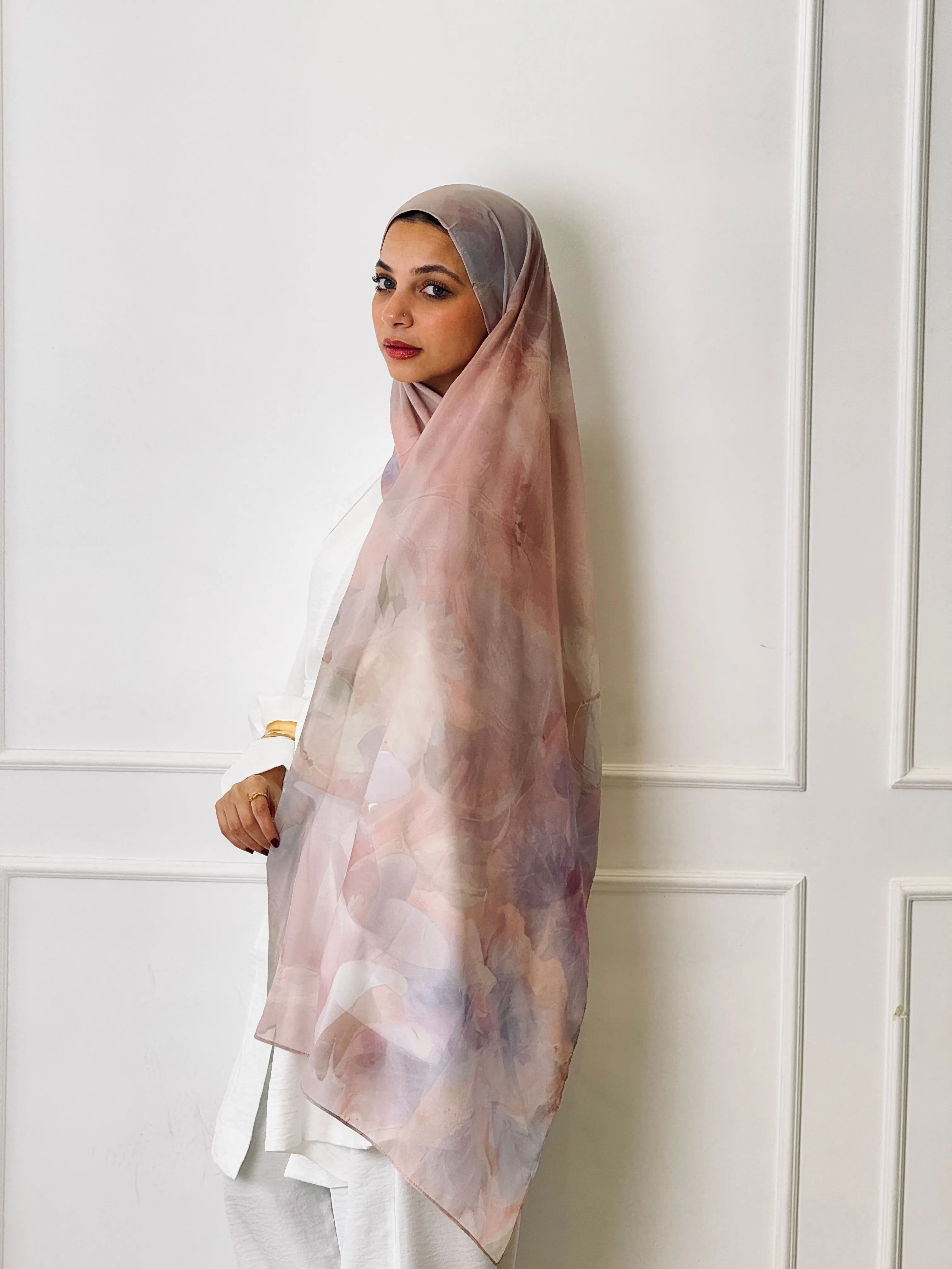 Daisy Marble Scarf