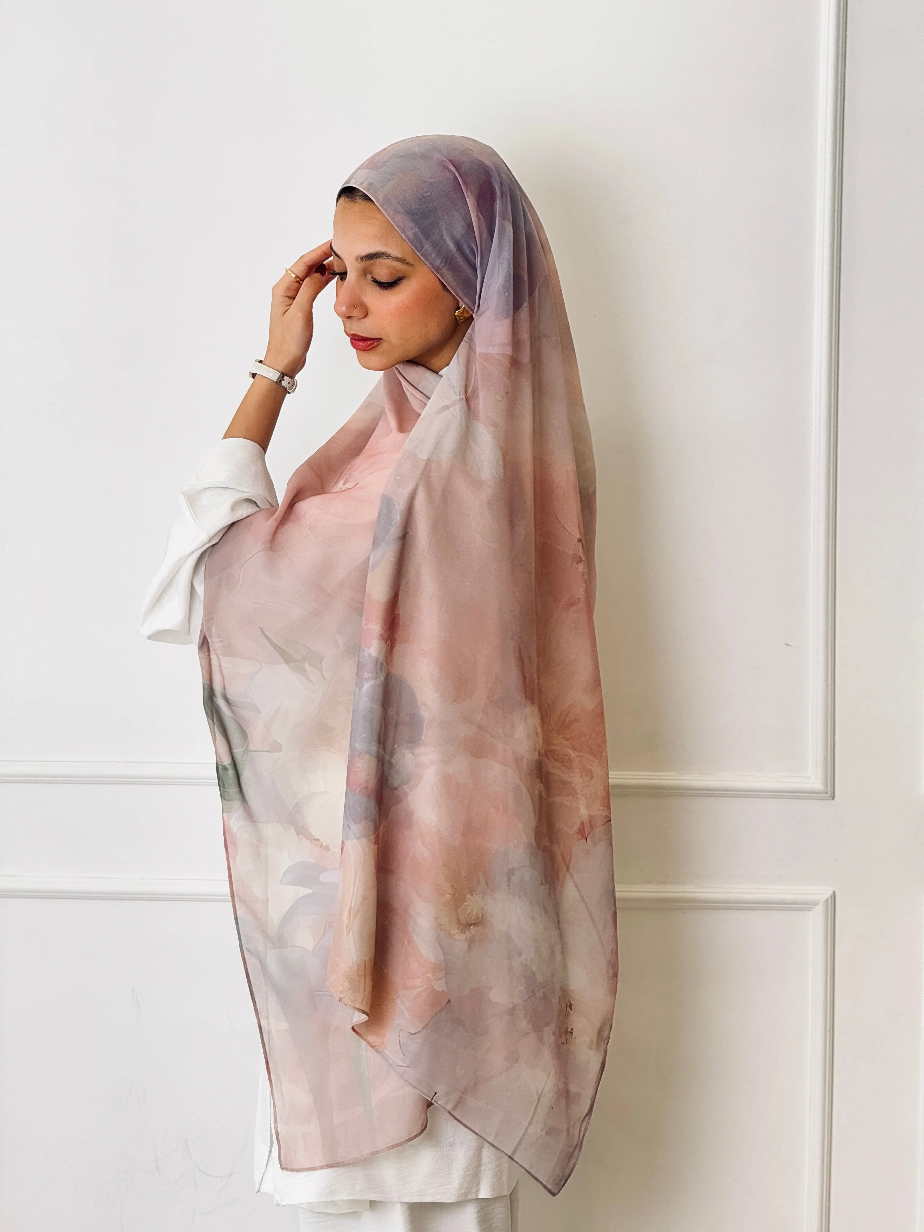 Daisy Marble Scarf