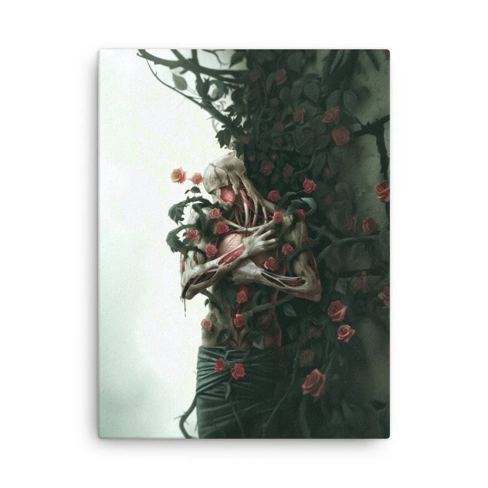 Decay Amongst Roses -Thin canvas