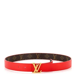 Designer LV Initiales Belt Monogram Canvas Thin 95