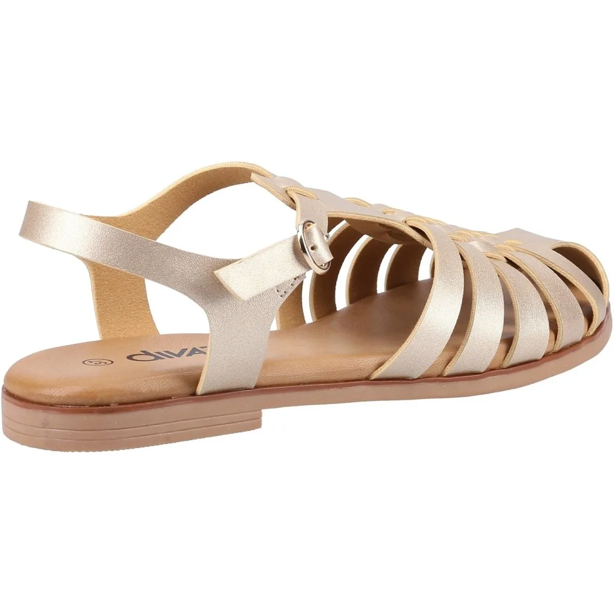 Divaz Gracie Ladies Vegan-Friendly Summer Sandal Shoes