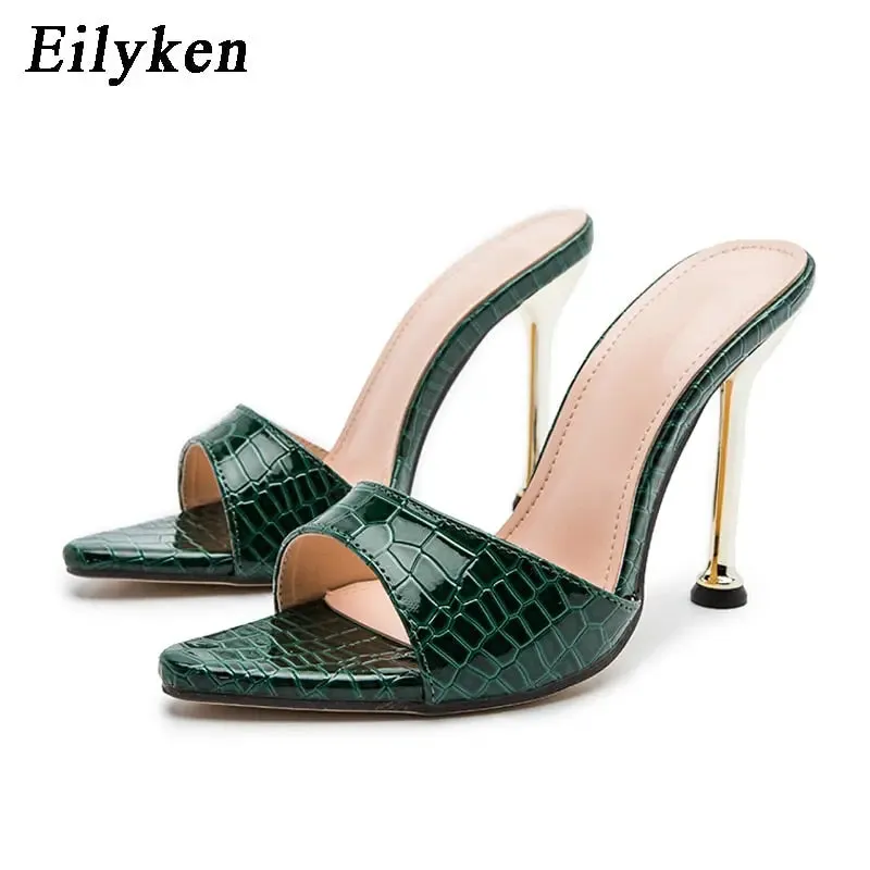 Eilyken Mule Thin Heels Slippers Women