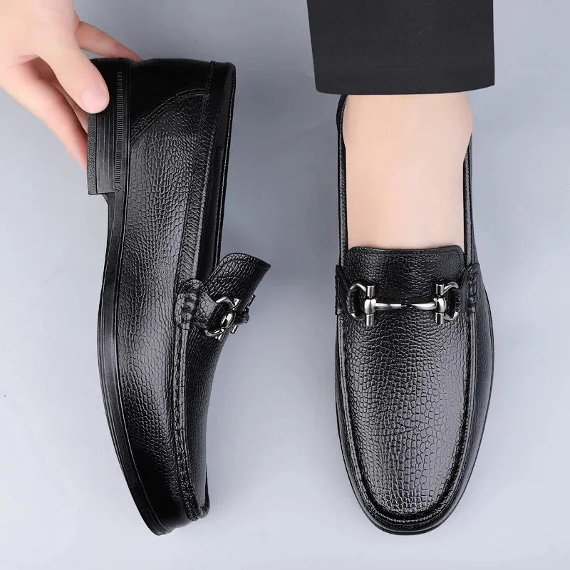 Eleganza Italienische Echtleder-Slipper