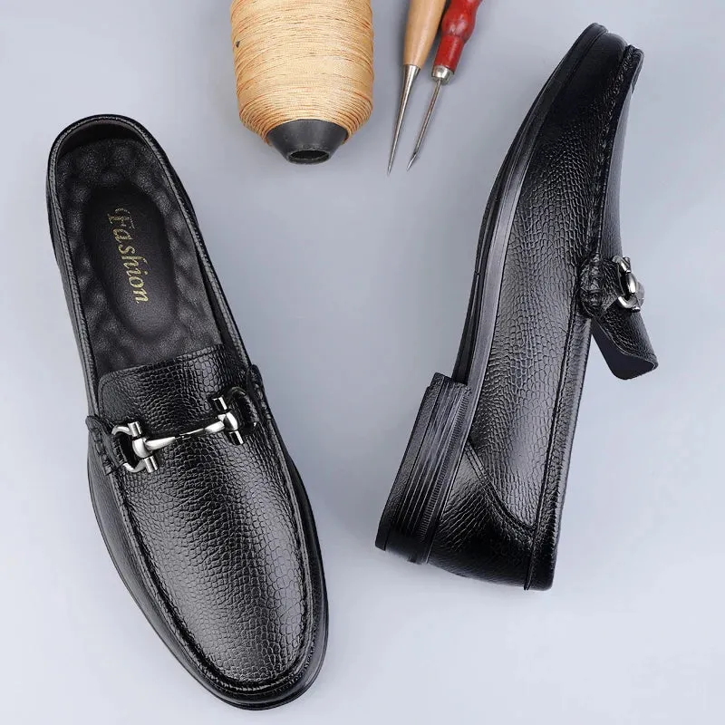 Eleganza Italienische Echtleder-Slipper