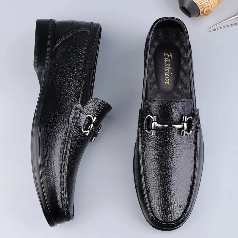 Eleganza Italienische Echtleder-Slipper